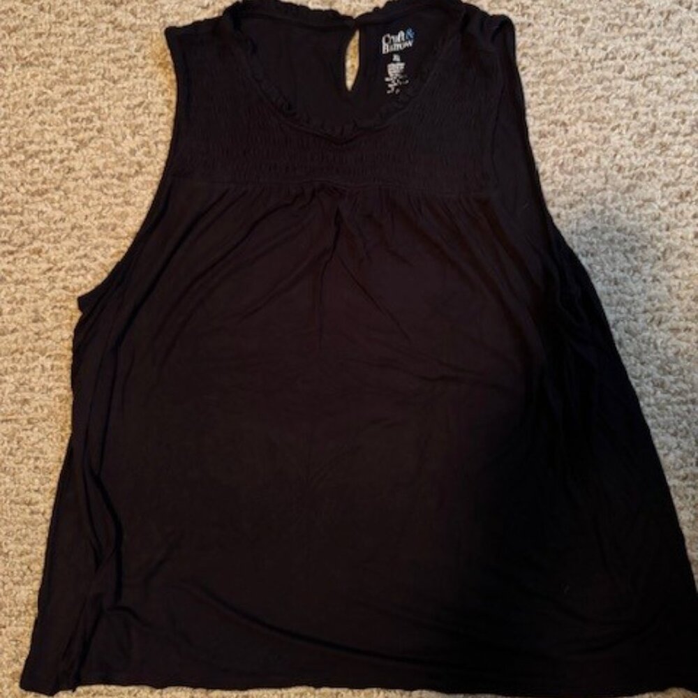 Croft & Barrow XXL black tank top